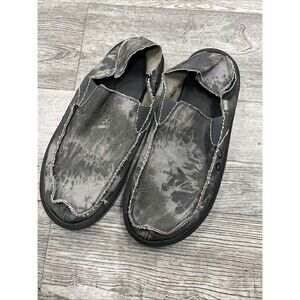Sanuk Men's Size 10 Vagabond Soft Top Tie Dye Slip On Loafers